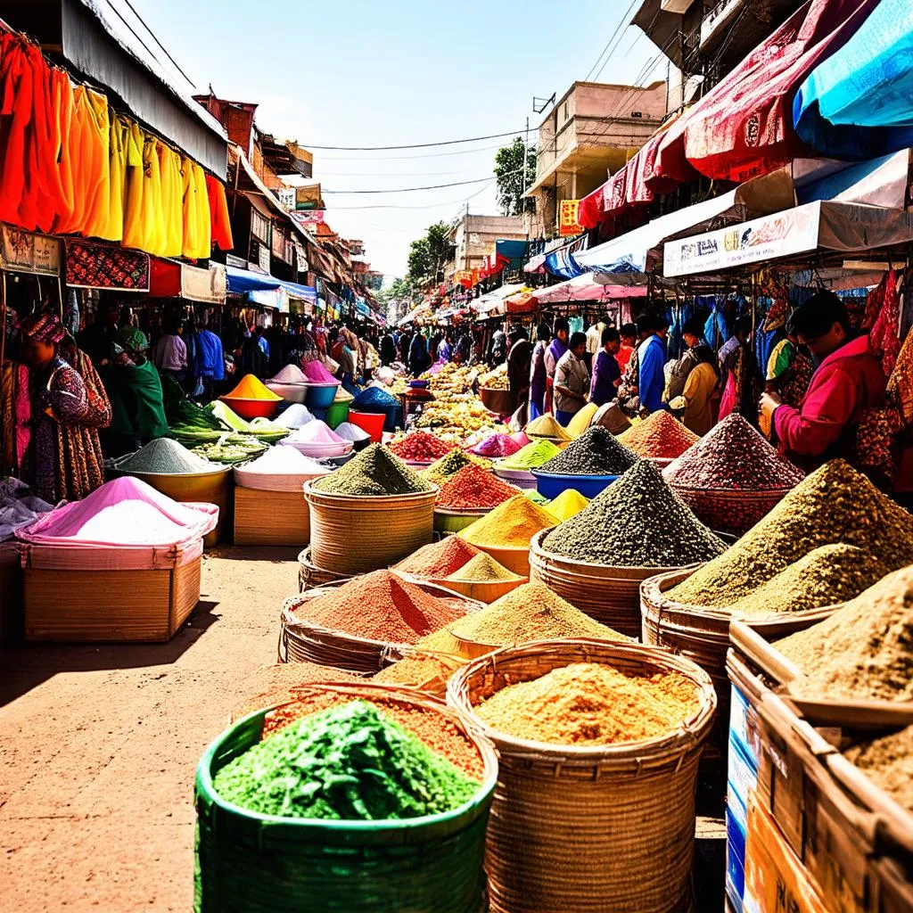 Busy Dam Market in Nha Trang